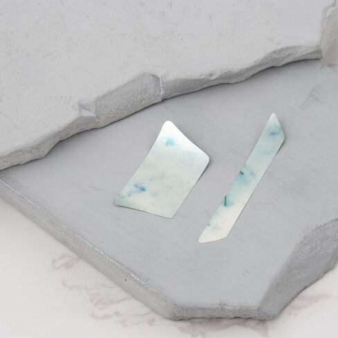 eMagTech 22pcs Guitar Fret Marker Inlay Stickers White Trapezoid for Guitar Fingerboard Decoration and Positioning in Kuwait