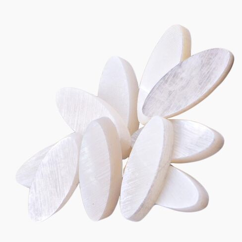 White Pearl Oblong Inlays Dots for Guitar Fingerboard Maker (Pack of 10) in Saudi Arabia