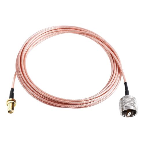 SMA أنثى الحاجز إلى PL-259 كابل الذكور، 6ft RG316 كابل محوري 50ohm PL-259 إلى SMA Fe محول الحاجز للهوائيات، راديو الهواة in Kuwait