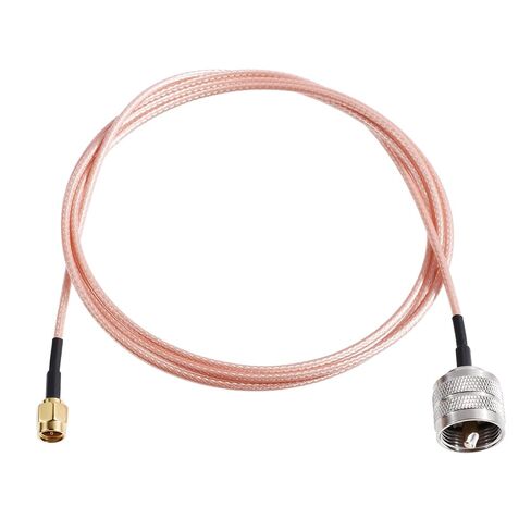 SMA أنثى الحاجز إلى PL-259 كابل الذكور، 6ft RG316 كابل محوري 50ohm PL-259 إلى SMA Fe محول الحاجز للهوائيات، راديو الهواة in Kuwait