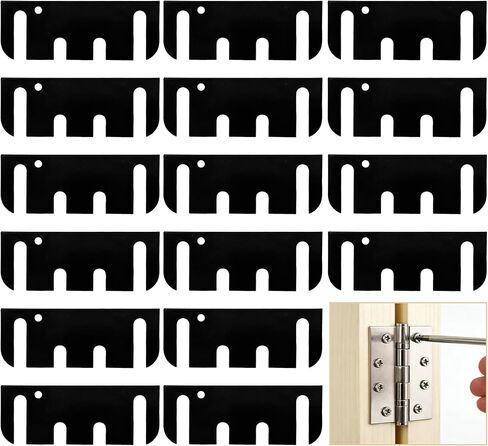 Jivelum 4 Inch Hardware Door Hinge Shims Stainless Steel Door Hinge Spacer with Coated Finish in Saudi Arabia