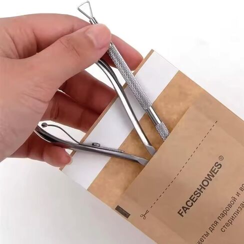 200 قطعة من أكياس الأوتوكلاف ذاتية الغلق للتعقيم، أكياس ورق كرافت للاستعمال مرة واحدة من شيميان مع شرائط المؤشر in Kuwait