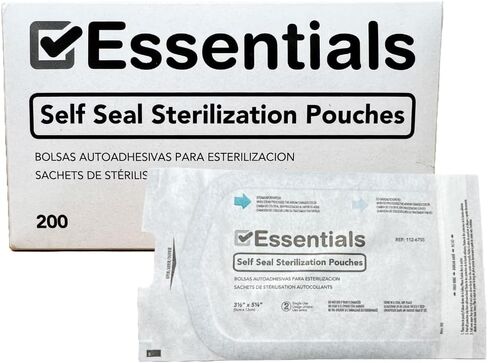 أكياس التعقيم ذاتية الغلق لمنتجات الرعاية الصحية الأساسية من منتجات الرعاية الصحية الأساسية؛ صندوق واحد يحتوي على 200 كيس؛ معبأة بشكل فردي (واضح) in Kuwait