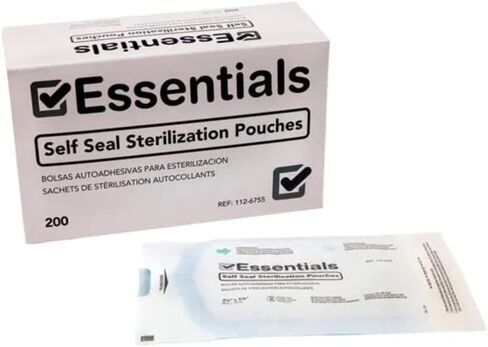 أكياس التعقيم ذاتية الغلق لمنتجات الرعاية الصحية الأساسية من منتجات الرعاية الصحية الأساسية؛ صندوق واحد يحتوي على 200 كيس؛ معبأة بشكل فردي (واضح) in Kuwait