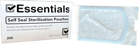 أكياس التعقيم ذاتية الغلق لمنتجات الرعاية الصحية الأساسية من منتجات الرعاية الصحية الأساسية؛ صندوق واحد يحتوي على 200 كيس؛ معبأة بشكل فردي (واضح) in Kuwait