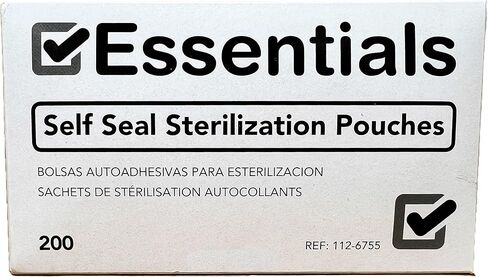 أكياس التعقيم ذاتية الغلق لمنتجات الرعاية الصحية الأساسية من منتجات الرعاية الصحية الأساسية؛ صندوق واحد يحتوي على 200 كيس؛ معبأة بشكل فردي (واضح) in Kuwait