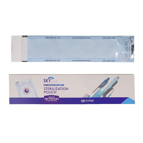 Sky Choice Self-Seal Sterilization Pouches, Medical Dental Autoclave Bags, Dual Indicators, 200 Count, 12 Sizes Available (4.25″ × 12″) in Saudi Arabia