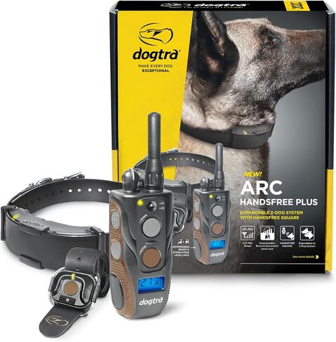 Dogtra ARC Additional Receiver Slim Ergonomic 3/4-Mile Remote Dog Training E-Collar with 127-Level Precise Control via LCD Screen in Kuwait