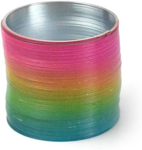 66x60mm Gradien Color Giant Magic Metal Science Toy Wave Spring Big Classic Originals Steel Spring Cheerfully in Kuwait