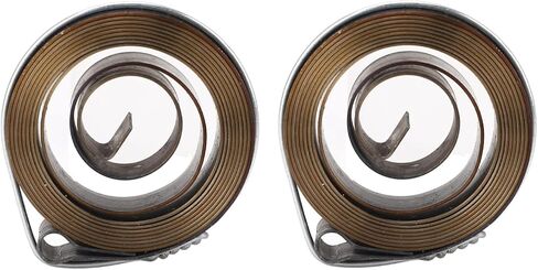 Jeanoko Drill Press Spring Universal Quill Feed Return Coil Spring for Drilling Milling Machine Plated for Horizontal and Vertical Bench Drills Steel 2 Pcs in Saudi Arabia