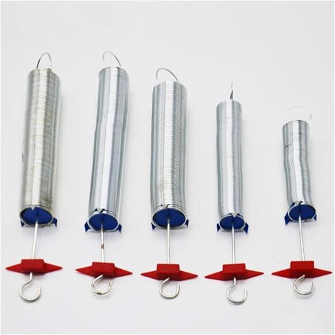 Spiral Spring Set - 0.5N/1N/2N/3N/5N Compression Springs for Physics Force Scale Principle Experiment in Saudi Arabia