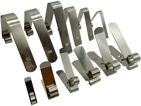 10PCS Generator Constant Pressure Stainless Steel Flat Sheet Spring Carbon Brush Holders Spring Cheerfully(NO17) in Saudi Arabia