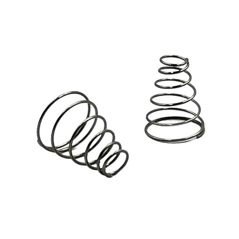 304SUS Mn Spring Steel Tower Shaped Conical Spring, Wire Diameter: 0.3mm-0.5mm, 10Pcs/Order(0.5x3.5x7.5x10) in Saudi Arabia