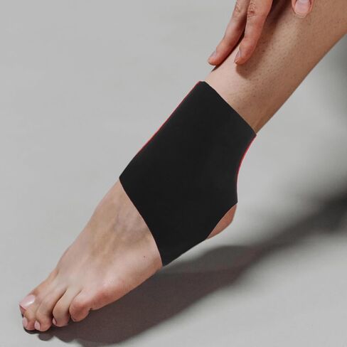 Professional Ice Skating Ankle Guards Sleeve M Size (fits US 5-9) Breathable Wear-resistant Ankle Protector for Short Distance Speed Skating in Saudi Arabia