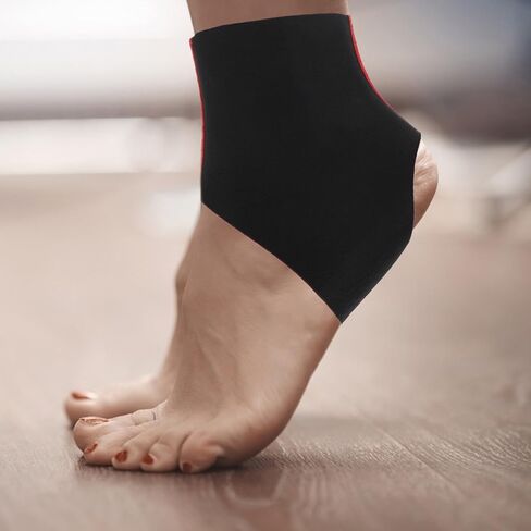 Professional Ice Skating Ankle Guards Sleeve M Size (fits US 5-9) Breathable Wear-resistant Ankle Protector for Short Distance Speed Skating in Saudi Arabia