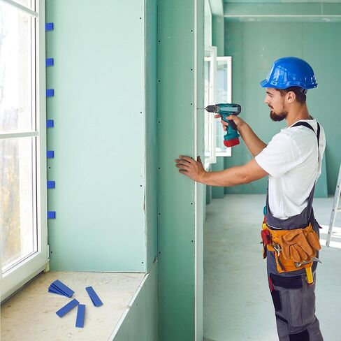 180 Pcs Plastic Shims for Leveling, Composite Shims, Furniture Flat Shim, Thickness 3/64, 5/64, 1/8, 5/32, 13/64, 15/64 Inch, Grey, Green, White, Red, Blue, Black in Kuwait