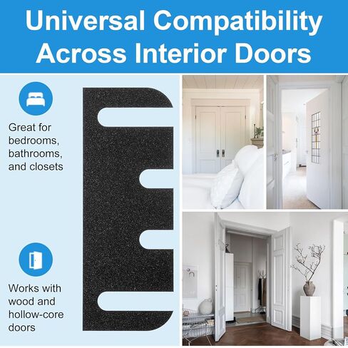 24 Pcs Hardware Door Hinge Shims, 4 Inch Door Hinge Spacer with Coated Finish Filling Gaps in Interior Doors Used to Solve Problems Such As Doors Air Leakage, Can Be Trimmed in Saudi Arabia