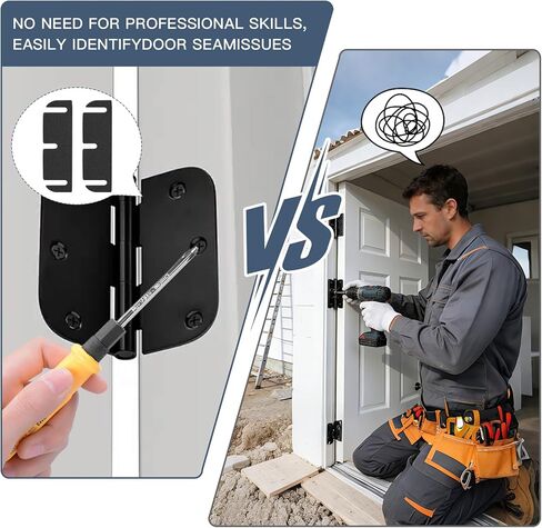 100 Pack Door Hinge Shims for Interior Door Alignment, Easy Gap Filler to Fix Air Leaks, Sticking or Misaligned Doors, Trimmable 3.5 Inch Hinge Spacers 0.060 Inch Thick Anti-Slip Design in Kuwait