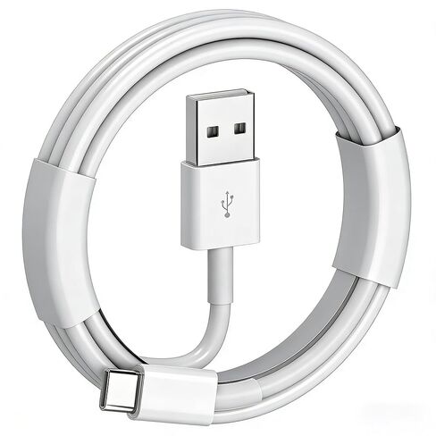 كابل Car CarPlay لـ Apple iPhone 16 ، iPhone 16 Plus ، iPhone 16 Pro ، iPhone16 Pro Max ، لـ AirPods 4 Gen ، Airpods Pro 2nd ، USB A to USB C Fast Charger Cable Cable Carting 3ft (White) in Saudi Arabia