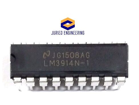 LM3914N-1 LM3914 Dot Bar-Graph Display Driver w/Regulated & programmable LED Current Drive eliminating ext resistors DIP-18 Breadboard-Friendly (Pack of 10) in Saudi Arabia