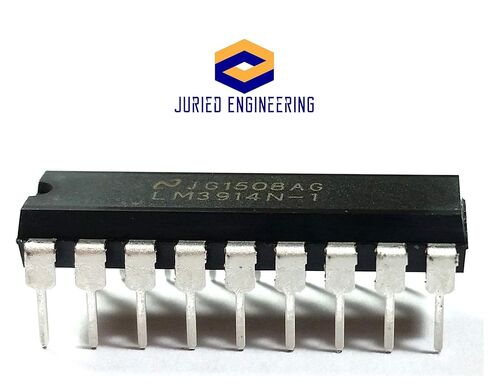 LM3914N-1 LM3914 Dot Bar-Graph Display Driver w/Regulated & programmable LED Current Drive eliminating ext resistors DIP-18 Breadboard-Friendly (Pack of 10) in Saudi Arabia