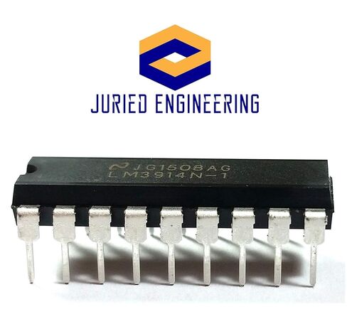 LM3914N-1 LM3914 Dot Bar-Graph Display Driver w/Regulated & programmable LED Current Drive eliminating ext resistors DIP-18 Breadboard-Friendly (Pack of 10) in Saudi Arabia