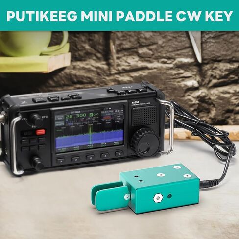 Tumd CW Paddle CW Key Handheld Tapper Key Modern Morse Double Foot Huateur Radio Key in Kuwait
