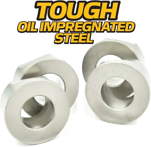 HD Switch - 2 Kits - Stainless Steel Front Axle Upgrade & Wheel Bushing Kit fits Husqvarna Z242 Z246 Z248 Z254 (fits Models with 6 inch Sleeves only) in Saudi Arabia