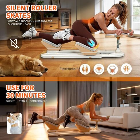 Spine Twist and Stretch Trainer, Low-Impact Home Gym Equipment for Waist Toning, Leg Stretching & Core Activation, Twist Workout Waist Leg Training Machine, Ergonomic Back Protector in Saudi Arabia