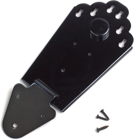 Soild shell sector Trapeze Tailpiece For Hollow body Archtop Jazz Guitar,Black in Saudi Arabia