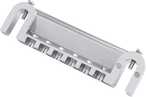 Rubatone Adjustable Wraparound Guitar Bridge Combined bridge Tailpiece Compatible with Les Paul LP SG Style Electric Guitar Parts Accessories Chrome. in Kuwait