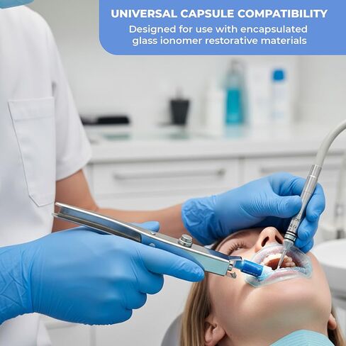 Universal Dental Capsule Applier Applicator Gun – Compatible with GC Fuji & Encapsulated Glass Ionomer Materials – Autoclavable Dental Restorative Dispenser in Kuwait