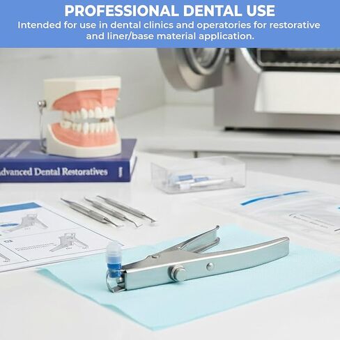 Universal Dental Capsule Applier Applicator Gun – Compatible with GC Fuji & Encapsulated Glass Ionomer Materials – Autoclavable Dental Restorative Dispenser in Kuwait