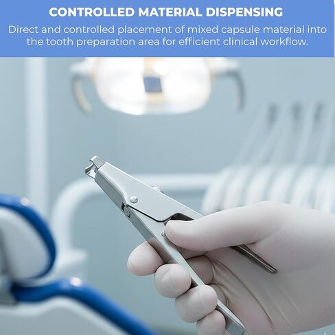 Universal Dental Capsule Applier Applicator Gun – Compatible with GC Fuji & Encapsulated Glass Ionomer Materials – Autoclavable Dental Restorative Dispenser in Kuwait