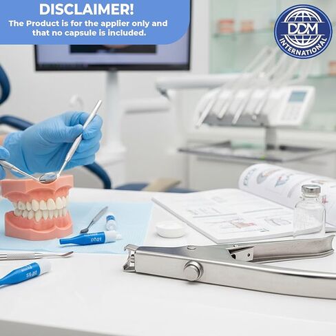 Universal Dental Capsule Applier Applicator Gun – Compatible with GC Fuji & Encapsulated Glass Ionomer Materials – Autoclavable Dental Restorative Dispenser in Kuwait