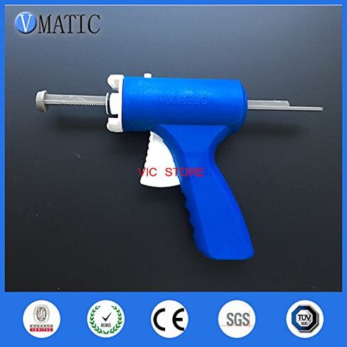 10Ml Manual Syringe Gun Single Liquid Glue Cartridge Gun 10Cc Common 1Pc + 10Cc Cones 1Pc+ Dispensing Tips in Saudi Arabia