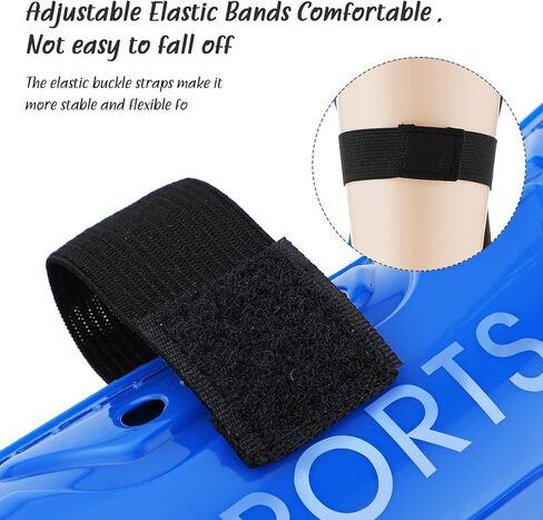 Junkin 24 Pairs Youth Soccer Shin Guards Lightweight Breathable Child Calf Protective Gear Soccer Equipment Kids Shin Guards for Boys and Girls Children Teenagers(Medium) in Saudi Arabia
