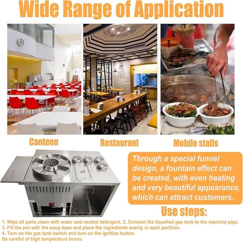 الفولاذ المقاوم للصدأ شارع عربة الطعام الساخن نافورة لحوم البقر فضلات لحم الخنزير وعاء المماطلة التجارية لحم البقر المفروم عربة لحم الخنزير موقد غاز كشك المعدات حار وعاء ساخن غاز وجبة خفيفة كشك عربة طعام الطبخ المتنقلة in Kuwait