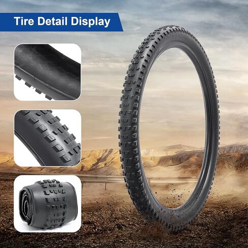26x2.25/57-559 بوصة إطارات الدراجة 26 بوصة إطار الدراجات و 26x2.125/2.40 أنبوب الدراجة AV32MM مناسبة ل 26 × 2.25 26x2.20 26x2.125 MTB/خارج الطريق إطار بديل للطي (واحد) in Kuwait