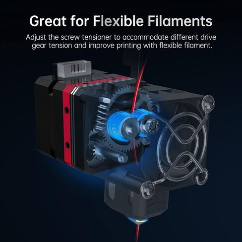 BIQU H2 V2S Dual Gear Extruder ترقية H2 Extruder طابعة ثلاثية الأبعاد الطارد المباشر 1.75 مم خيوط BIQU BX Creality Ender & CR Series Printers، Anycubic Mega S، طابعات Geeetech وPrusa I3 DIY Kits in Kuwait