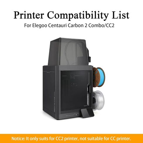 2PK 0.2MM CC2 Hardened Steel Ceramic Hotend for Centauri Carbon 2/CC2 Print Head Extruder Kit Hot End Heater Cartridge Silicone Cover Heating Block Accessory Replacement for Elegoo 3D Printer in Kuwait