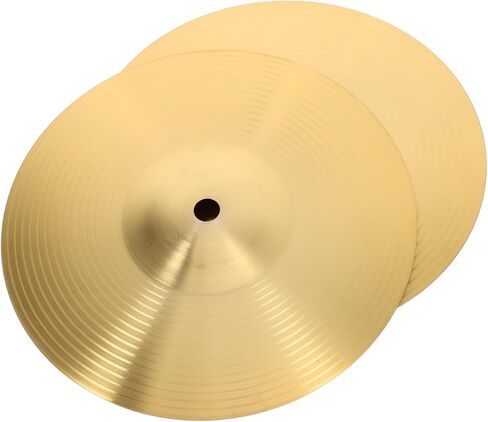 Milisten 2 Pcs Drum Set Cymbals Brass Crash Cymbals Jazz Percussion Instrument Replacement Parts 7.67 Inch Lightweight Portable in Saudi Arabia