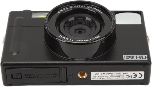 56MP Vlogging Camera, 4K Digital Camera for Photography and Video Pocket Camera with 3.0inch IPS Screen, Dual Screen Camera for Adult Seniors Students Kids Beginner (Pink) in Kuwait