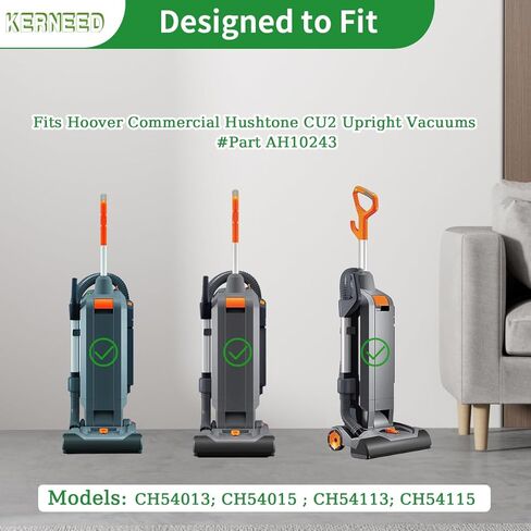 9 Pack AH10243 Vacuum Bags for Hoover Commercial Hushtone CU2 Upright Cleaners CH54013 CH54015 CH54113 CH54115#Part AH10243 in Kuwait