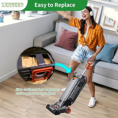 9 Pack AH10243 Vacuum Bags for Hoover Commercial Hushtone CU2 Upright Cleaners CH54013 CH54015 CH54113 CH54115#Part AH10243 in Kuwait