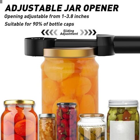 Mason Jar Opener for Canning Lids No Lid Dents or Damage,Multi-Purpose for Bottle Opener and Various Lids Canning Jar Opener,Easy Twist Manual Handheld Top Remover in Saudi Arabia