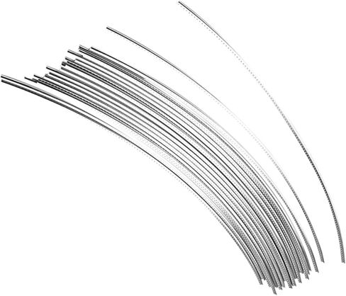 TIDTALEO 25pcs Metal Guitar Fret Wire Thermostable Fretwires for Classical Electric Guitars Premium Replacement Accessories for Bass Acoustic Fingerboard Maintenance in Saudi Arabia