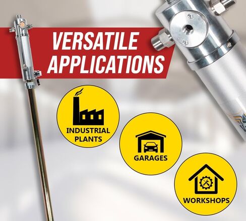 Mytee Products Air Operated Oil Pump for 55 gal (205 LTR) Drums | Ratio 3:1| 14 LPM / 3 GPM Air Operated Transfer Pump Double Action for SAE130 Oils in Kuwait
