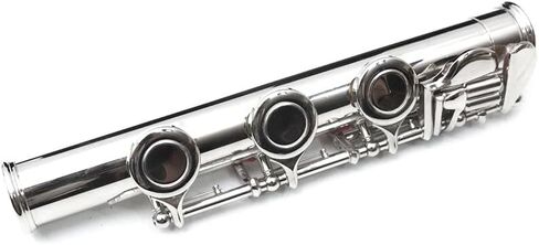 Closed Hole 17 Keys C Flute for Beginners & Students & Adults– Nickel Siver Flute with Hard Case, Cleaning Kit, Tuning Rod – Easy to Play, Durable & Lightweight in Kuwait