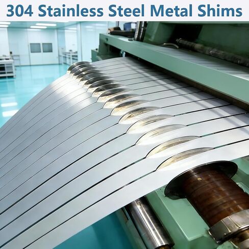 30pcs 304 Stainless Steel Shim Stock Assortment, 1" Width x 6" Length 10 Thickness 0.0007“-0.01", Thin Metal Shims for Leveling Kitchen Trim Gap Filler Tools Home Improvement in Saudi Arabia